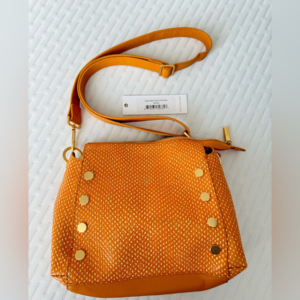 NWT Bryant Medium / Apricot Snake Satchel